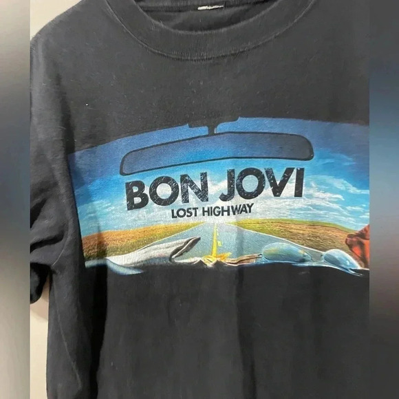 Bon Jovi Lost Highway Concert T-Shirt - Picture 3 of 6